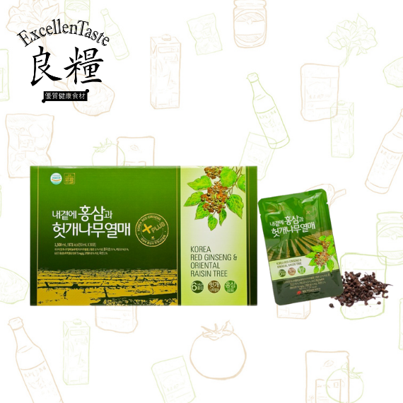 不老健高麗紅蔘枳椇子汁 30包 Bulrogeon Korean Red Ginseng and Oriental Raisin Tree Fruit Drink Gift Set (30pcs)