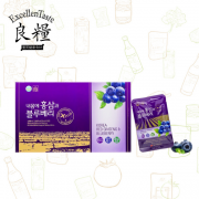不老健高麗紅蔘藍莓汁30包 Bulrogeon Korean Red Ginseng and Blueberry Drink Gift Set (30pcs)