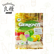 無糖雜果糖 40g ( 青檸 , 蜜瓜 , 橘子 , 香桃 , 櫻桃 ) Gerio Sugar Free Citric Fruits Candies 40g