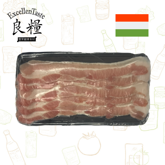 匈牙利去皮豬腩. 薄切. 火鍋及韓燒用 (250G/包) Hungary Thin Sliced Pork Belly 250g